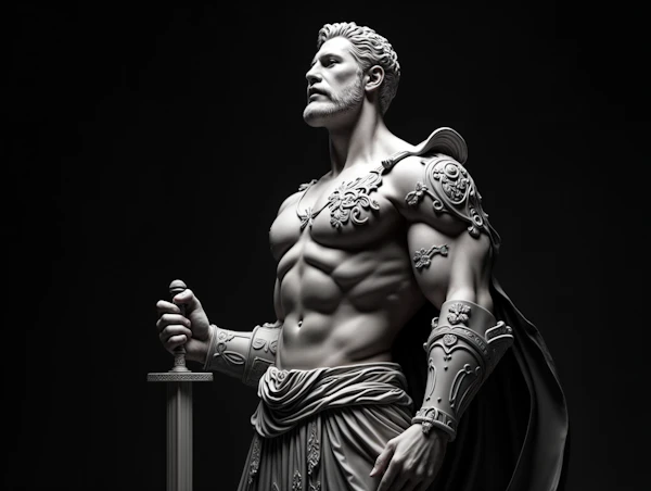 Heroic Warrior Sculpture