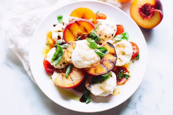 Grilled Peach Salad