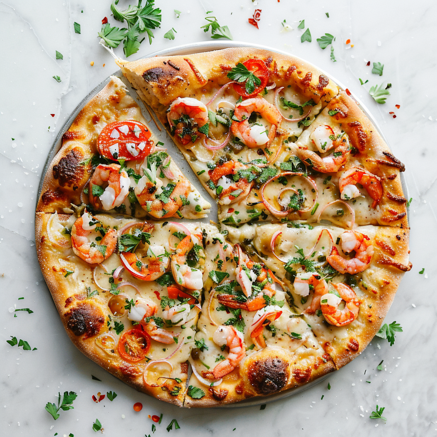 Fresh Seafood Pizza