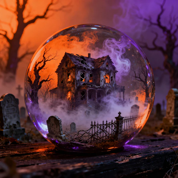 Haunted Glass Sphere