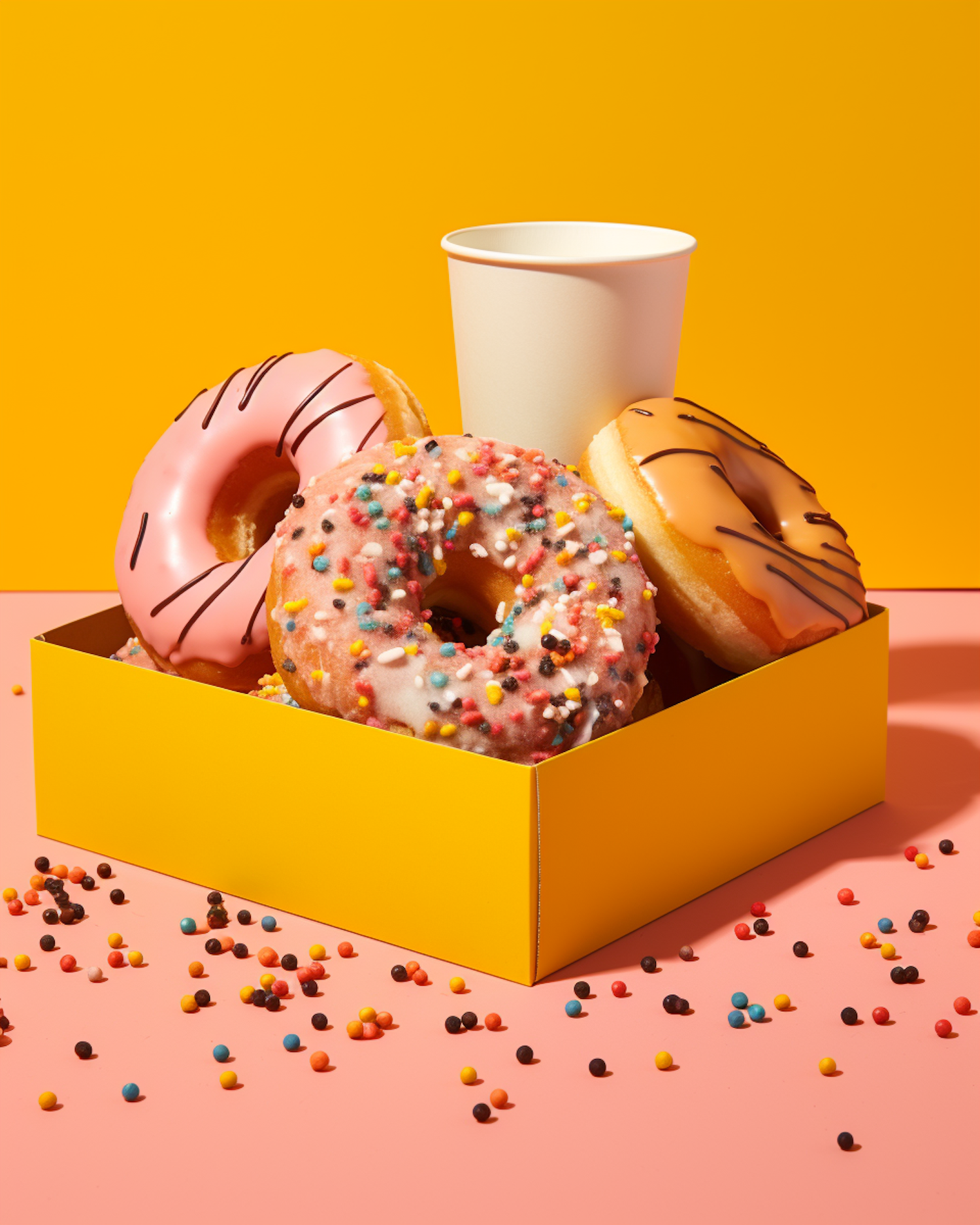 Vibrant Donut Delight