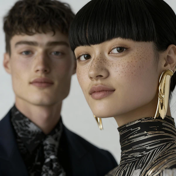 Elegant Duo Portrait