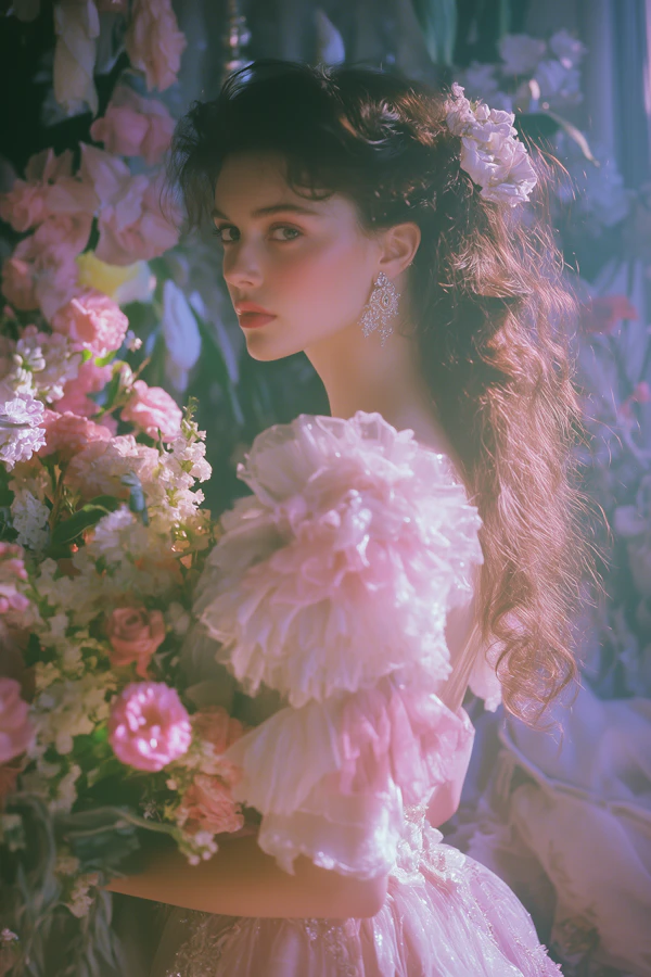 Ethereal Floral Portrait