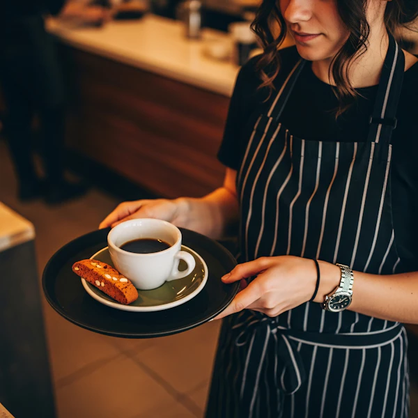 Café Coffee Serving