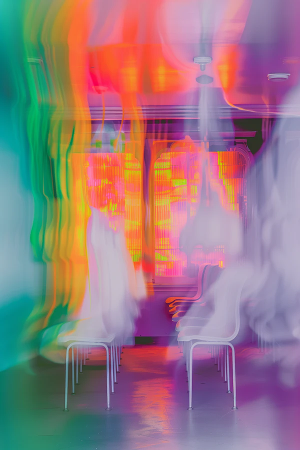 Neon Abstract Room