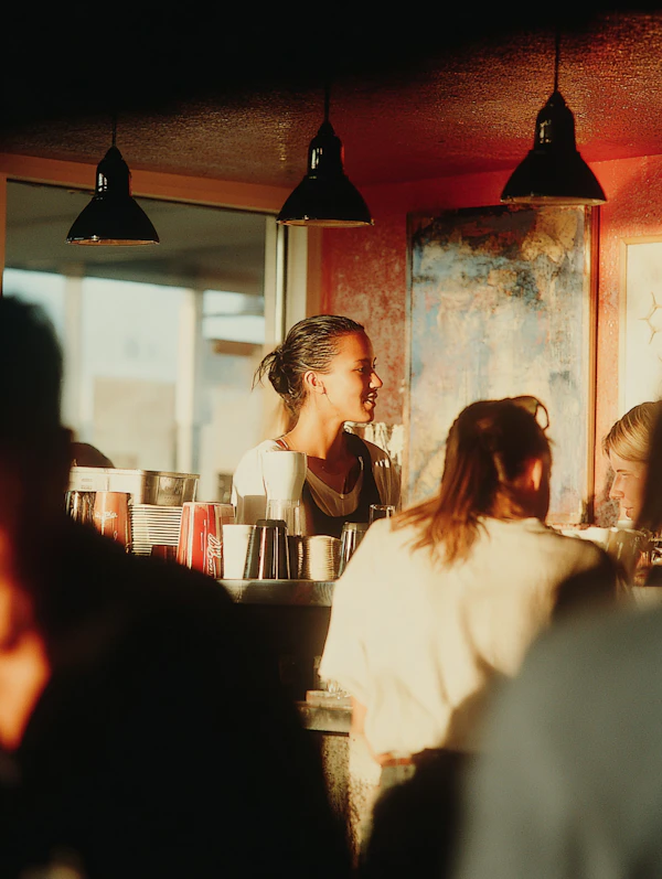 Cozy Café Interaction