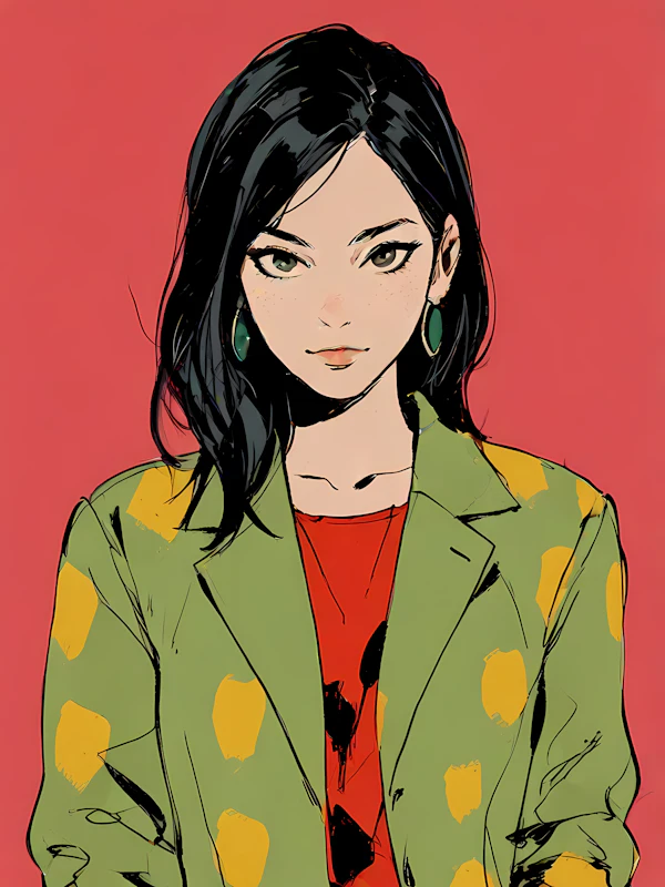 Stylized Woman Illustration