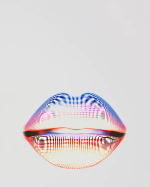Abstract Digital Lips