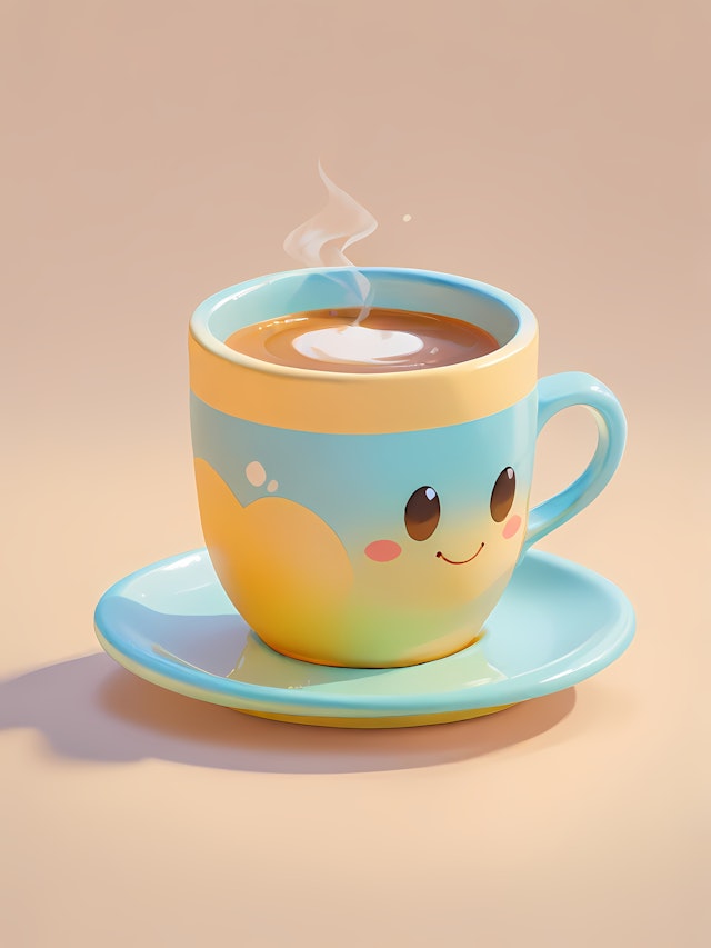 Whimsical Coffee Cup