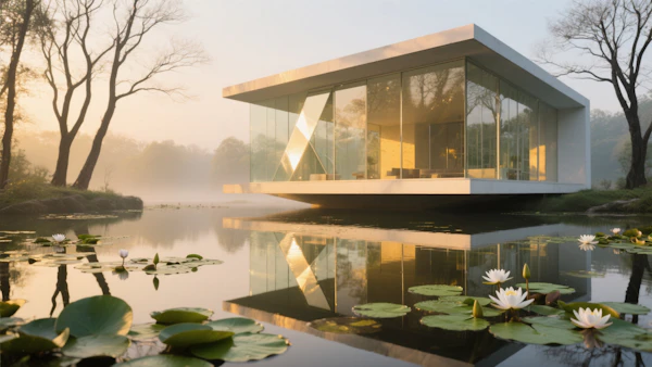 Modern Lakeside House