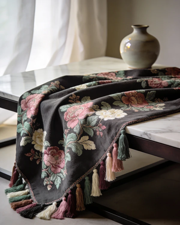Elegant Fabric Display