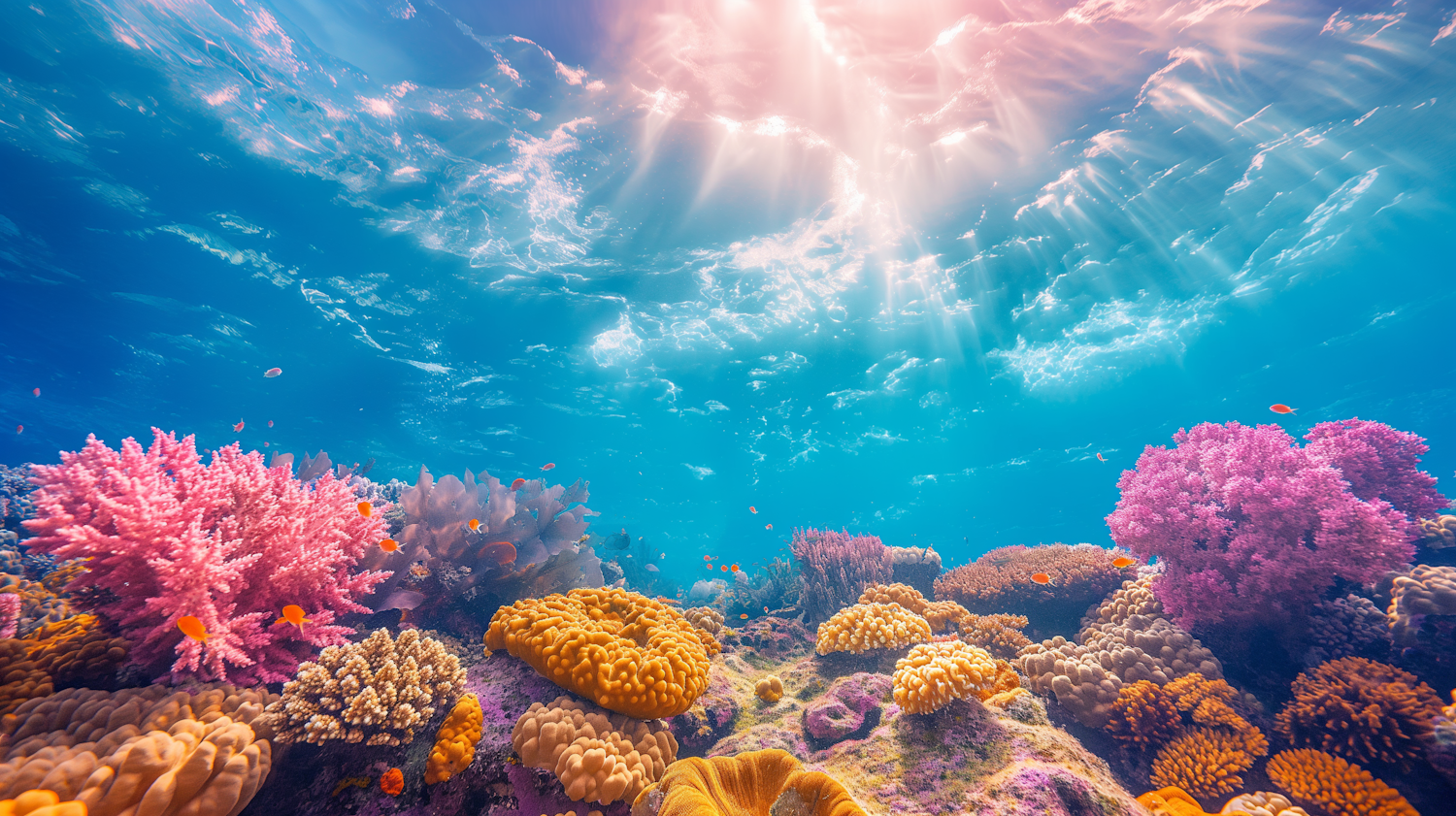 Vibrant Coral Reef Ecosystem