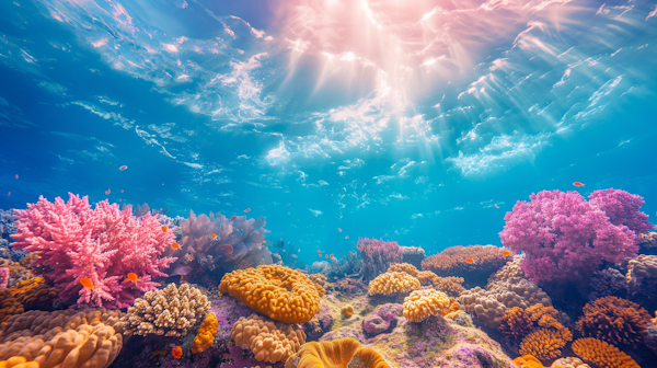Vibrant Coral Reef Ecosystem