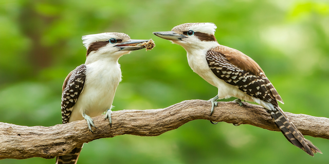 Kookaburras on a Branch