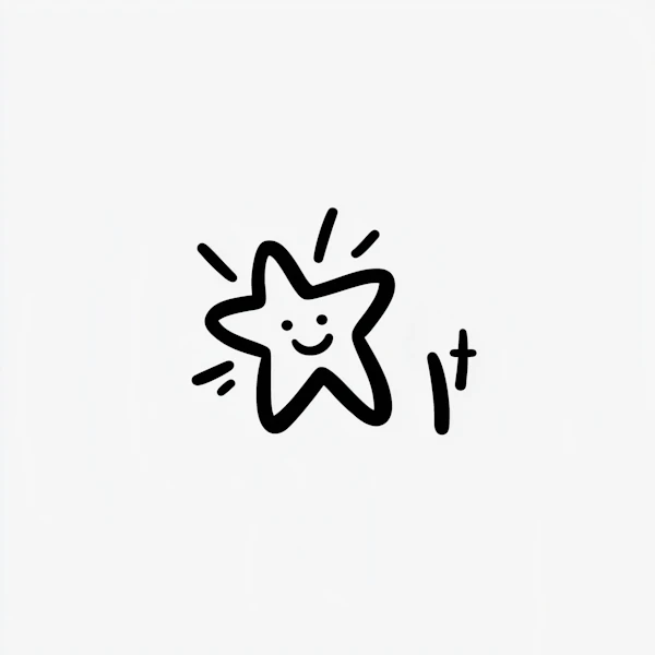 Smiling Star Illustration