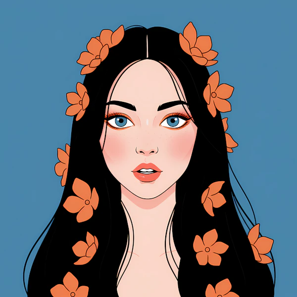 Stylized Woman Portrait