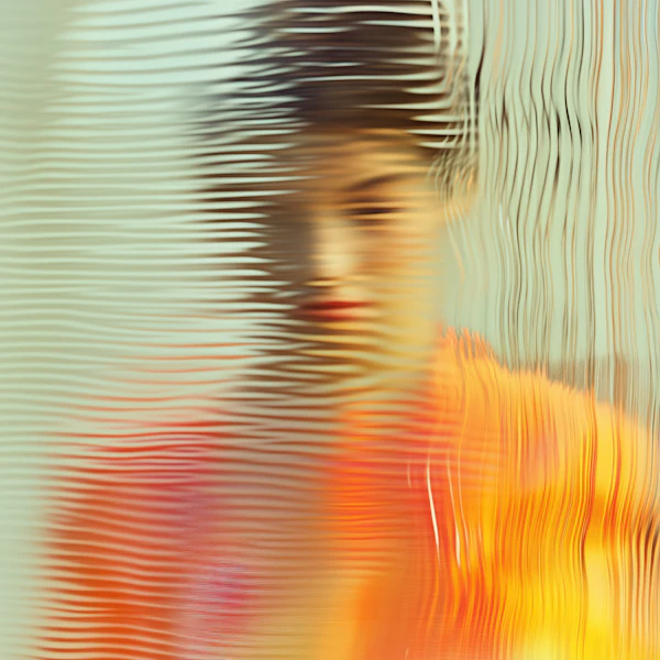Blurred Glass Portrait