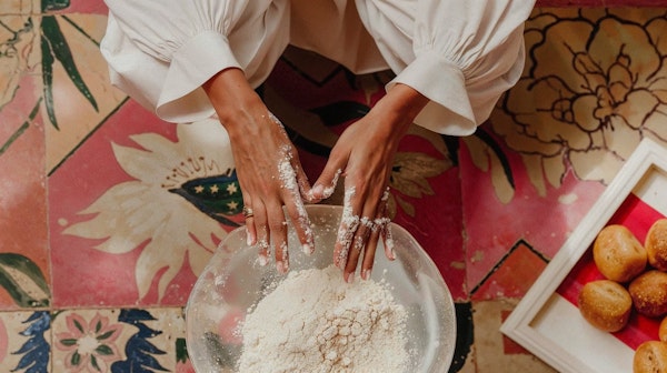 Baking in a Homey Kitchen