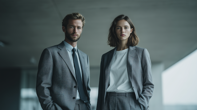 Professional Duo in Office