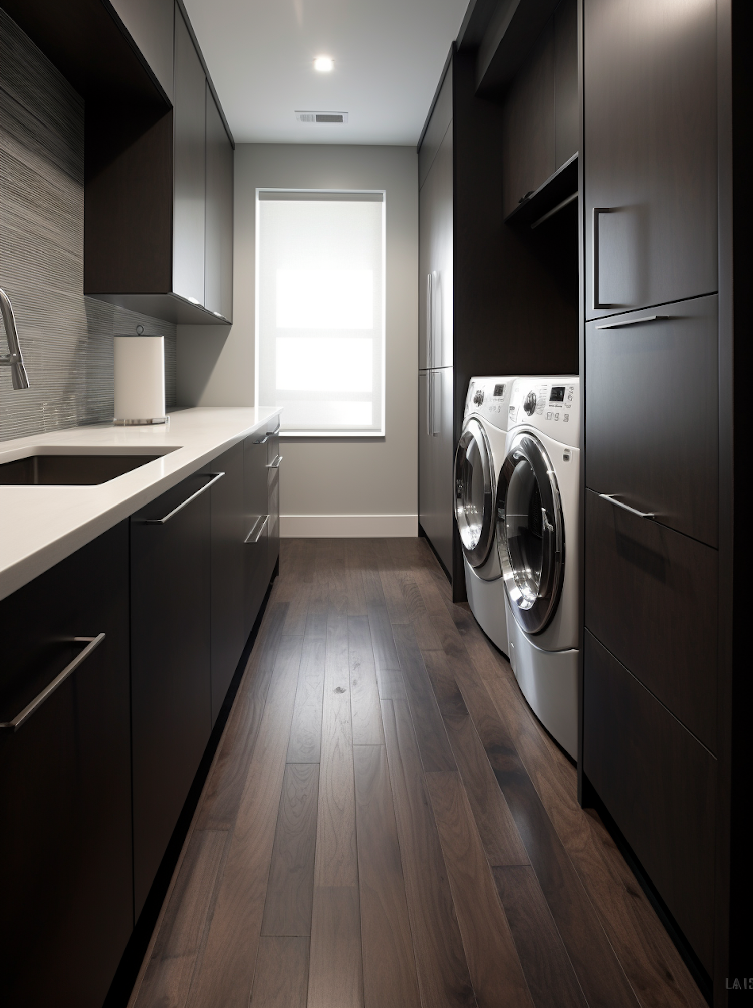 Contemporary Elegance Laundry Room