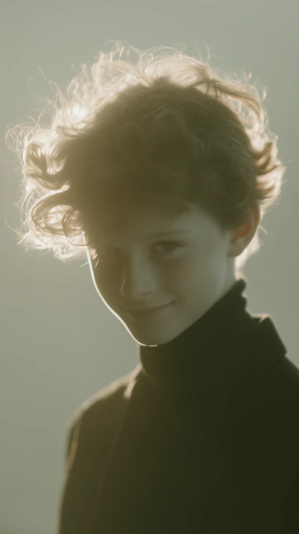 Golden Halo Portrait