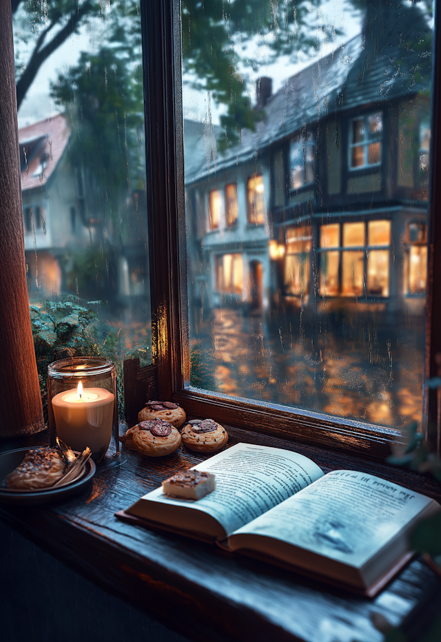 Cozy Windowsill Scene