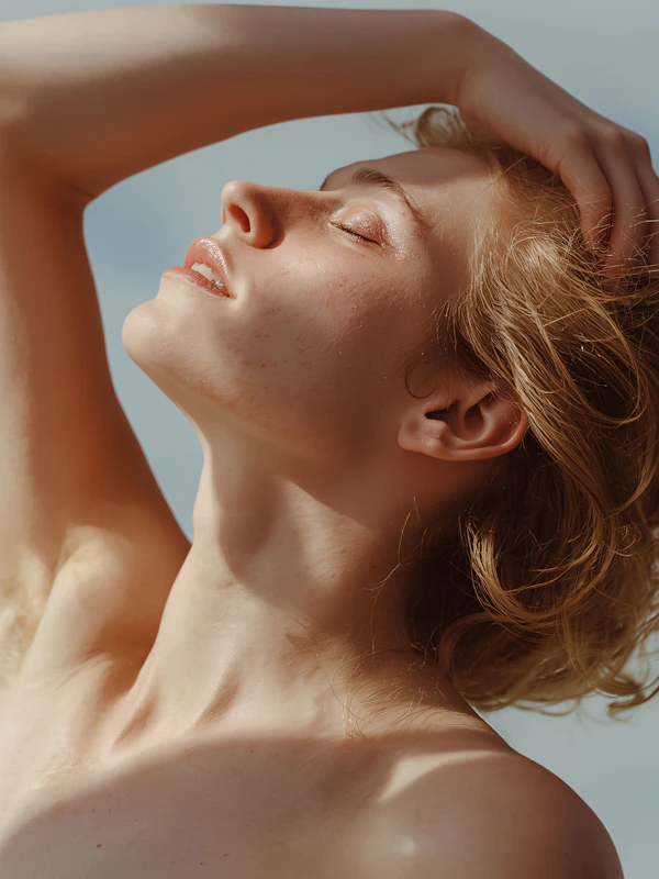 Sunlit Serenity Portrait
