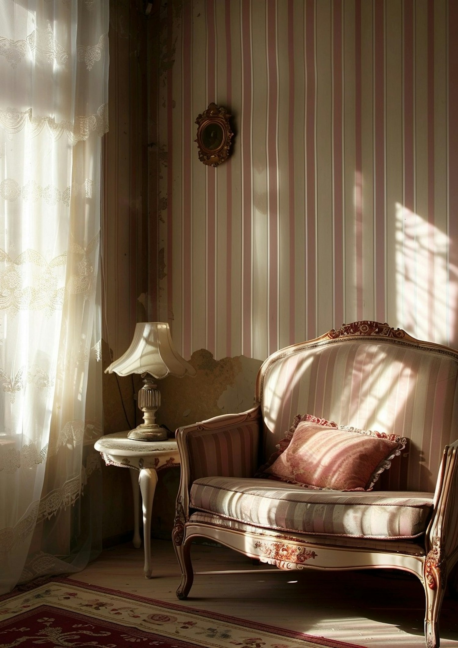 Victorian Style Lounge Room Interior