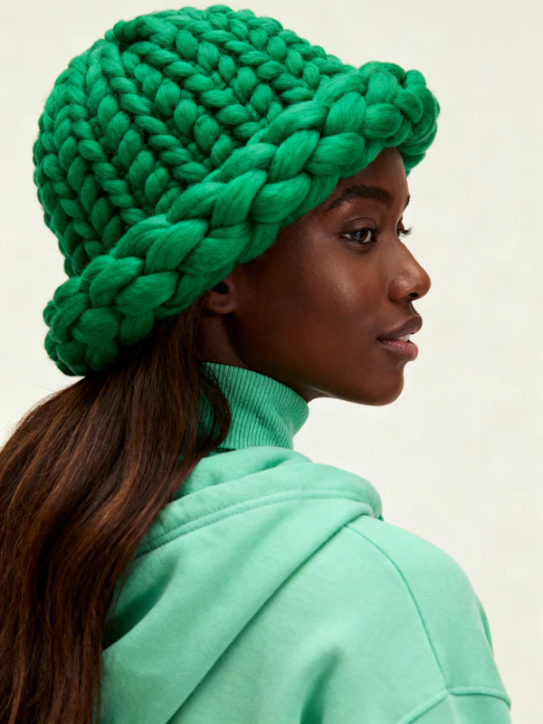 Green Knitted Hat