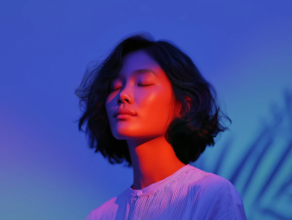 Serene Color Portrait