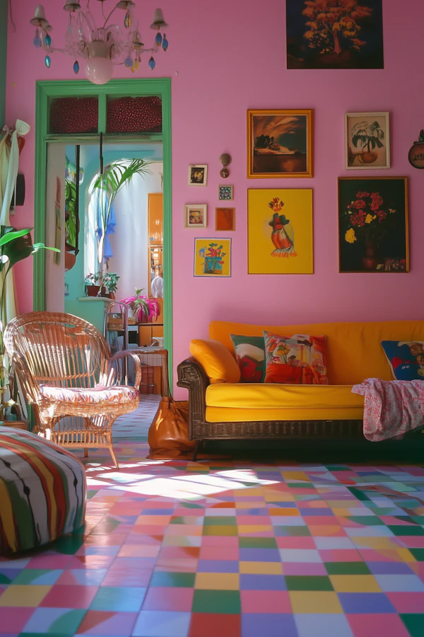 Eclectic Living Room