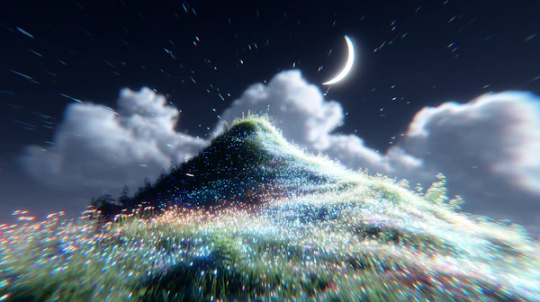 Luminescent Hillscape