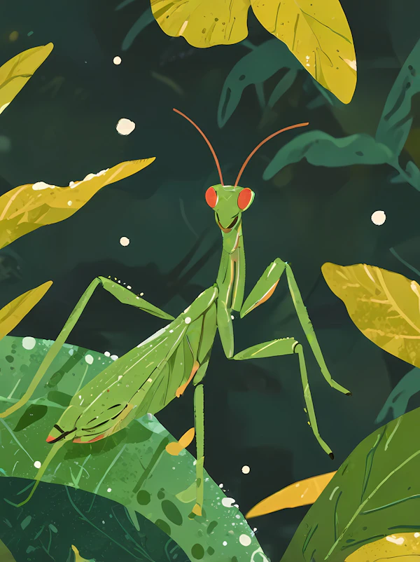 Praying Mantis Artwork