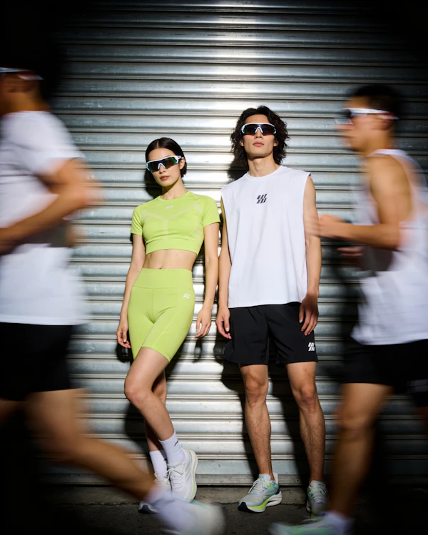 Sporty Duo Portrait