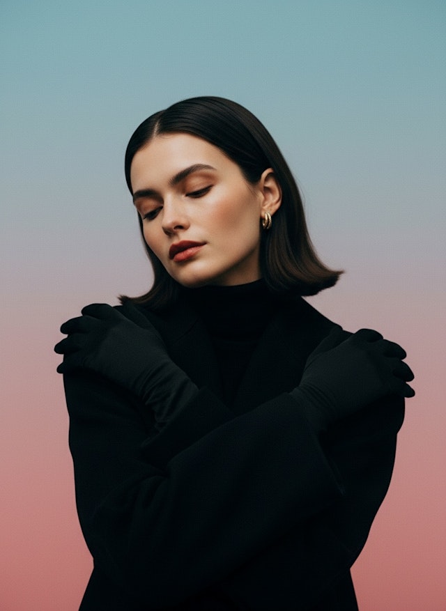 Serene Elegance Portrait