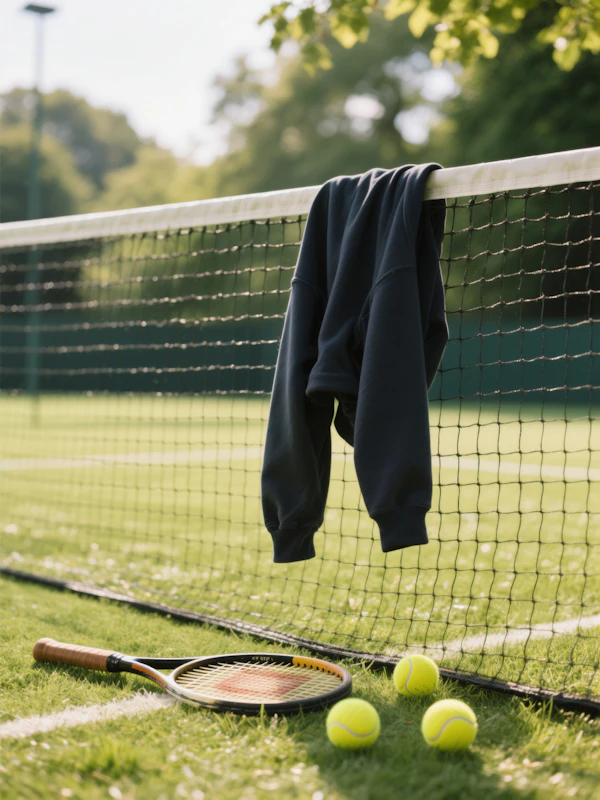 Tennis Court Scene