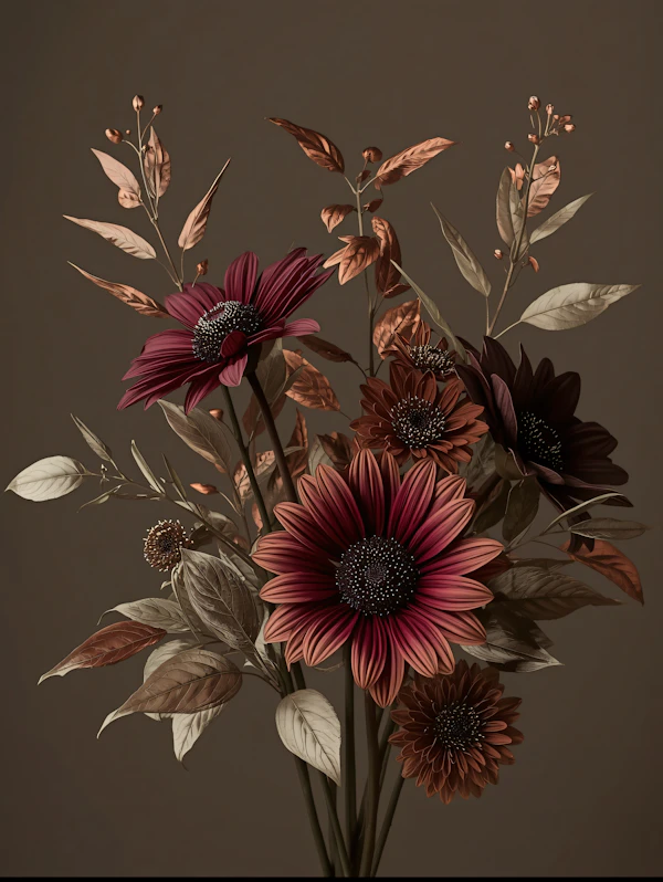 Earthy Floral Bouquet