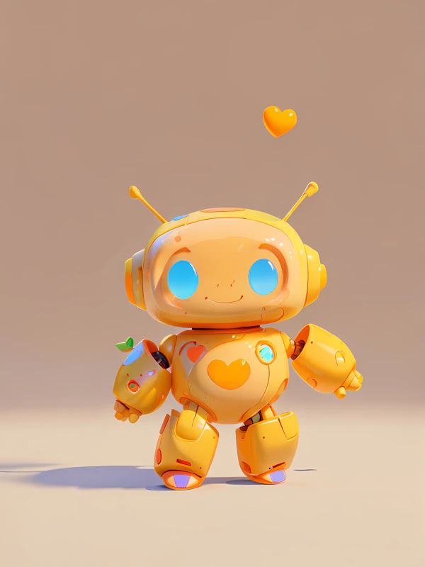 Adorable Love Robot