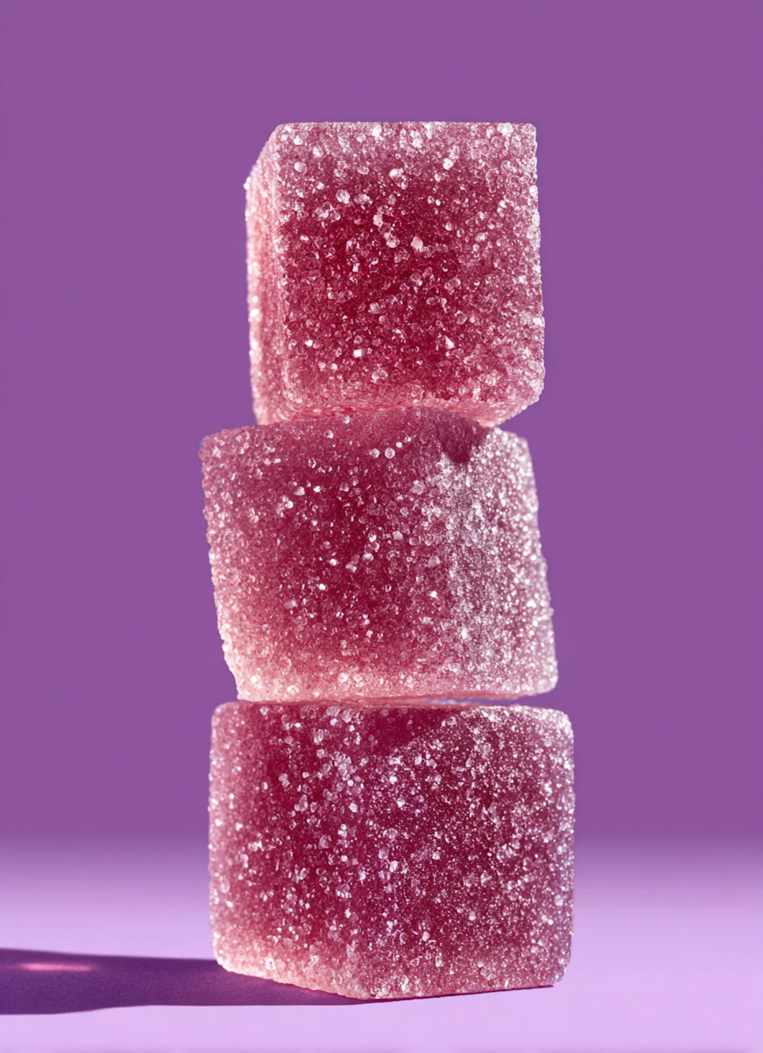Stacked Pink Gummies