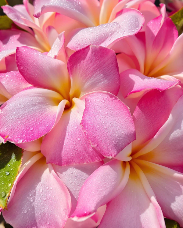 Plumeria Close-Up