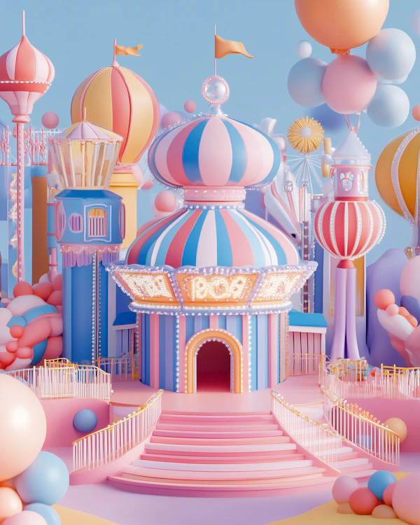 Fantasy Carnival Scene