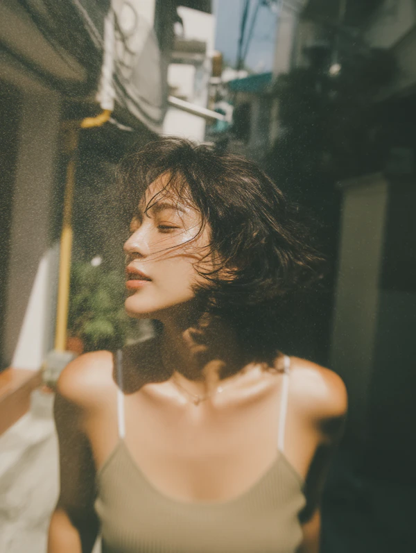Serene Urban Portrait