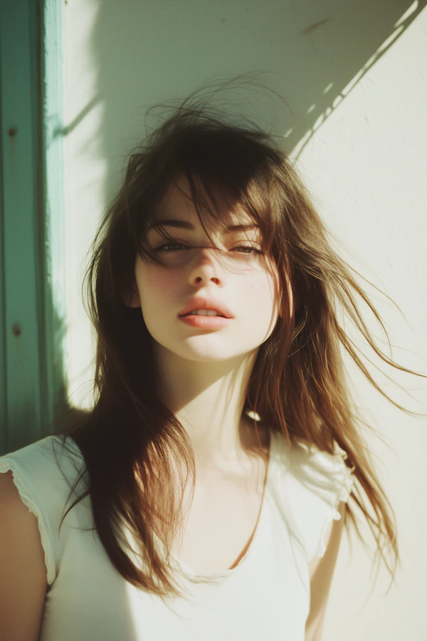 Serene Portrait of a Young Woman