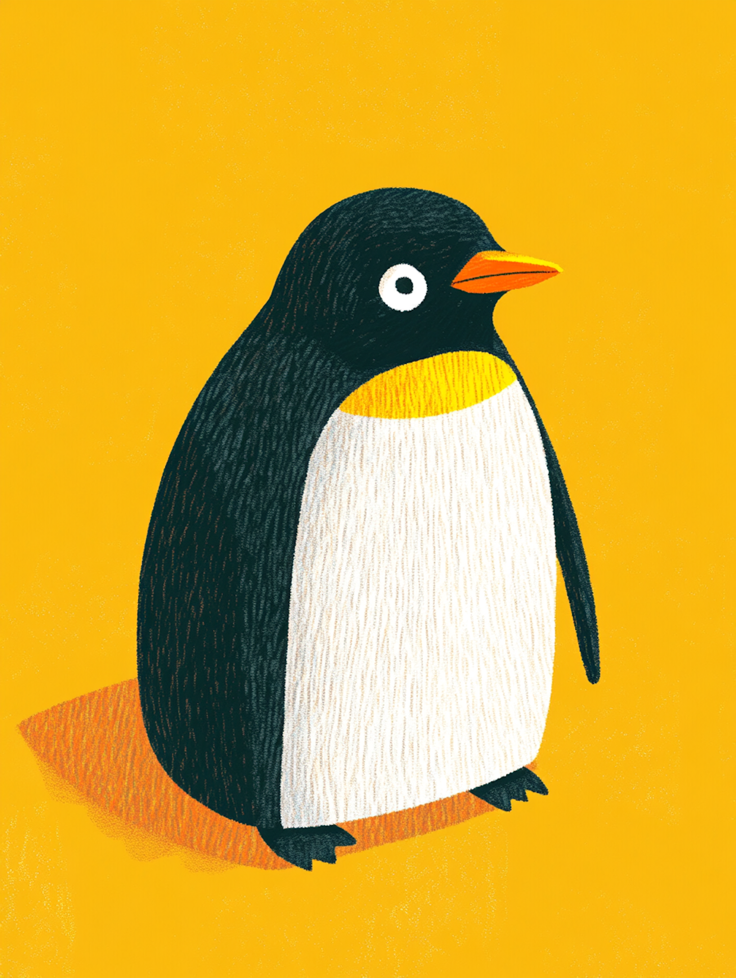 Stylized Penguin Illustration