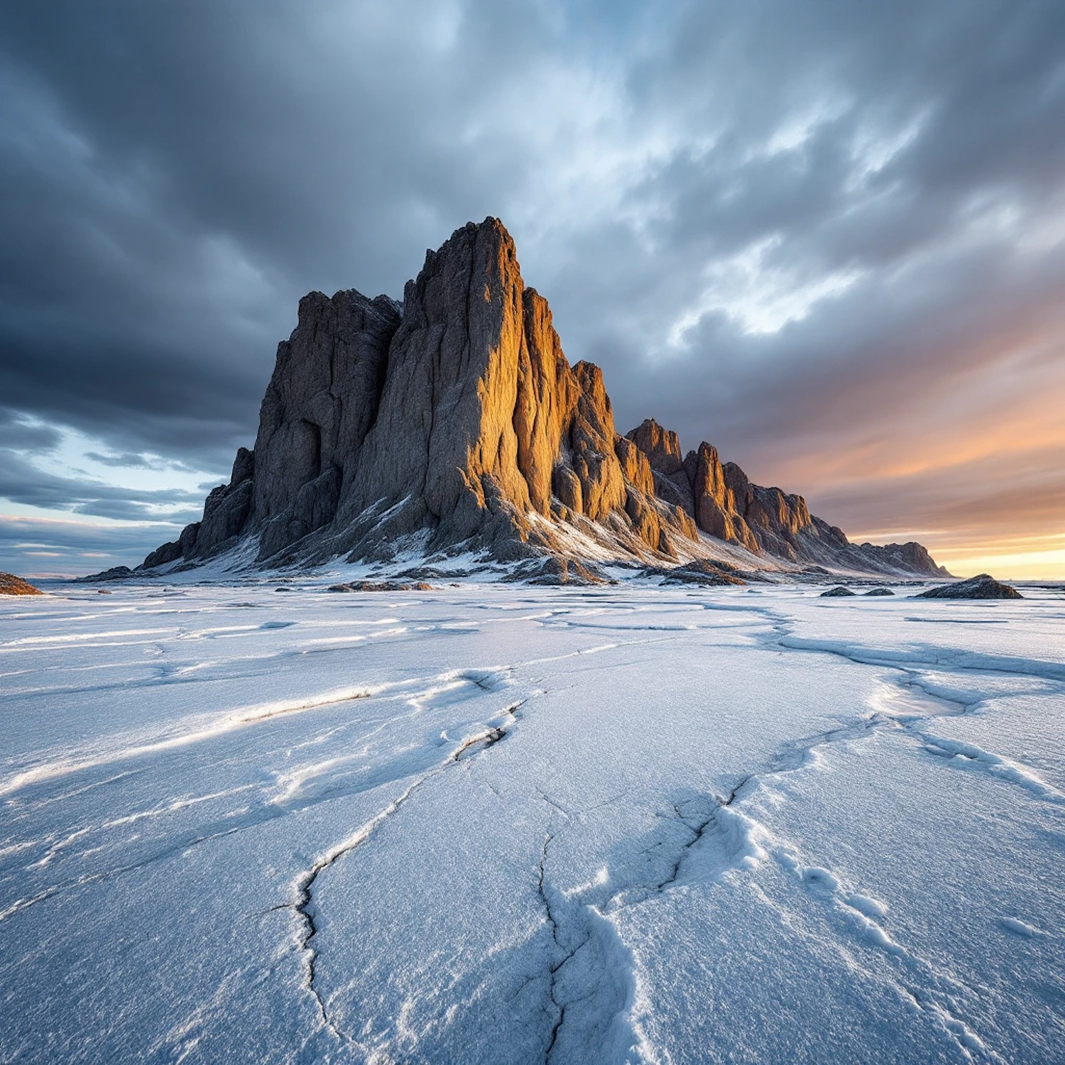 Dramatic Mountain Landscape