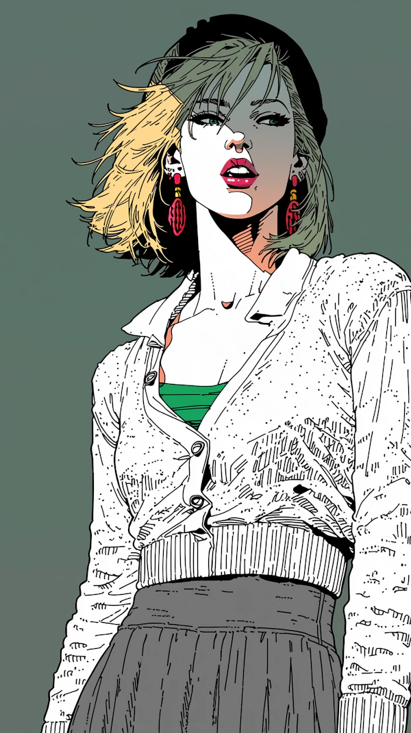 Stylized Woman Portrait