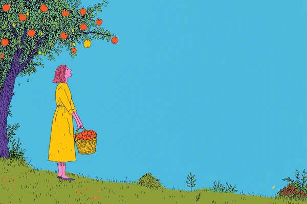 Apple Picking Scene
