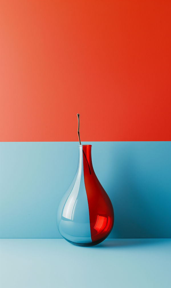 Minimalist Glass Vase Art