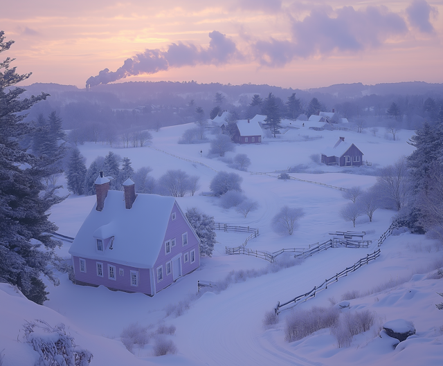 Serene Winter Landscape