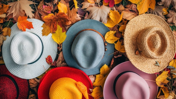 Autumnal Hats Display